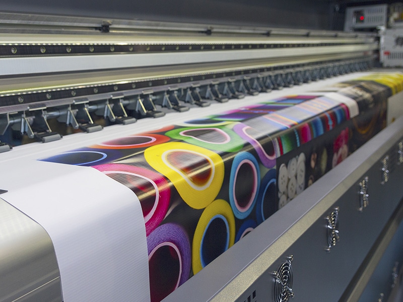 Offset printing for textile applications
